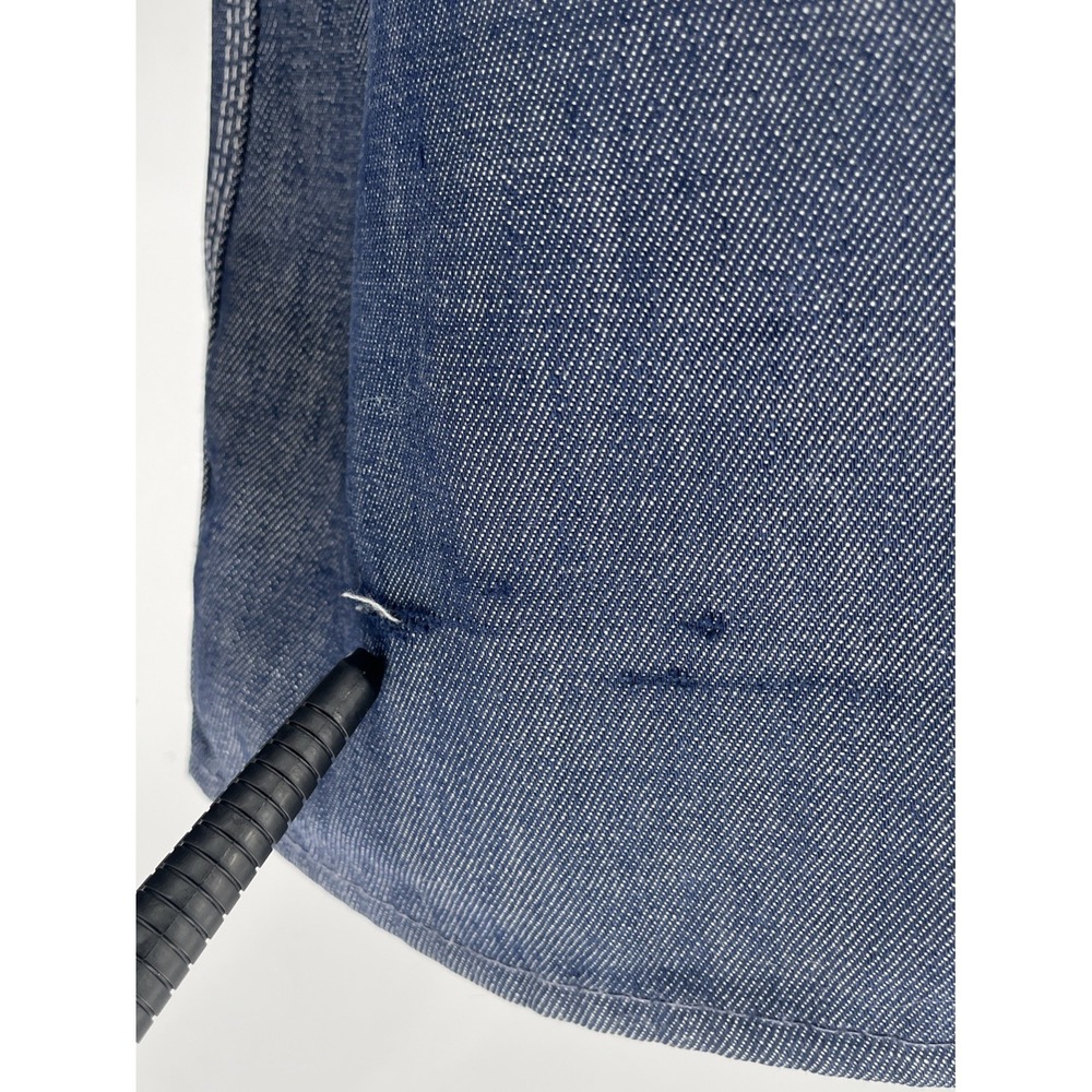 Vintage Union Made Womens Denim Overalls Bib Blue Wash Straight Leg Sz Small - Picture 7 of 10